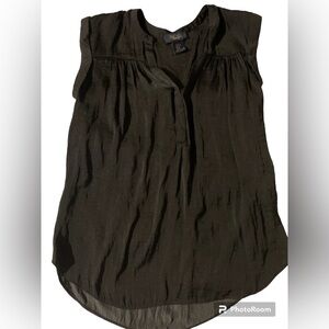 - Rachel Roy XS black 100% silk tank top dressy, camisole designer